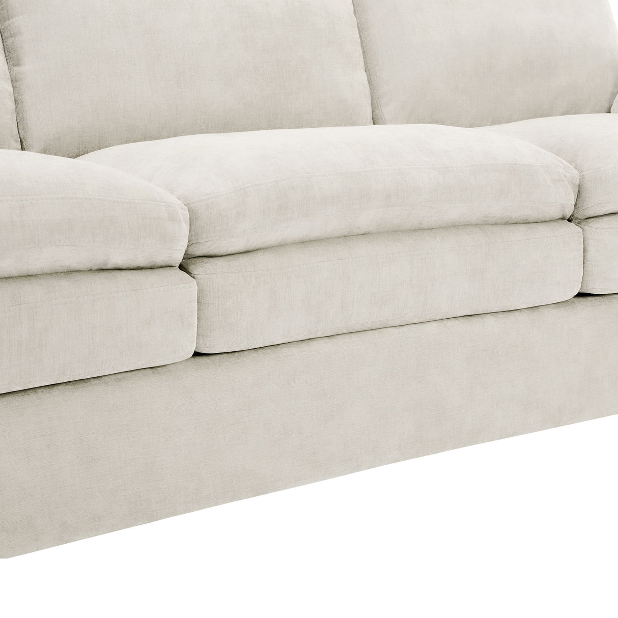 Cozy Upholstered Cushion Armchair For Living Room