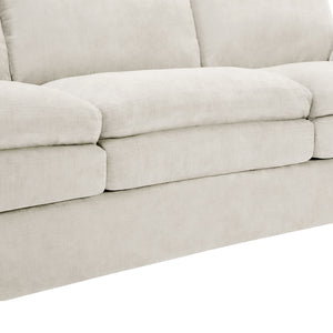 Cozy Upholstered Cushion Armchair For Living Room