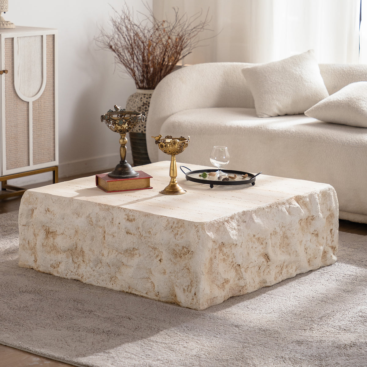 MgO Mid-Century Square Centre Coffee Table