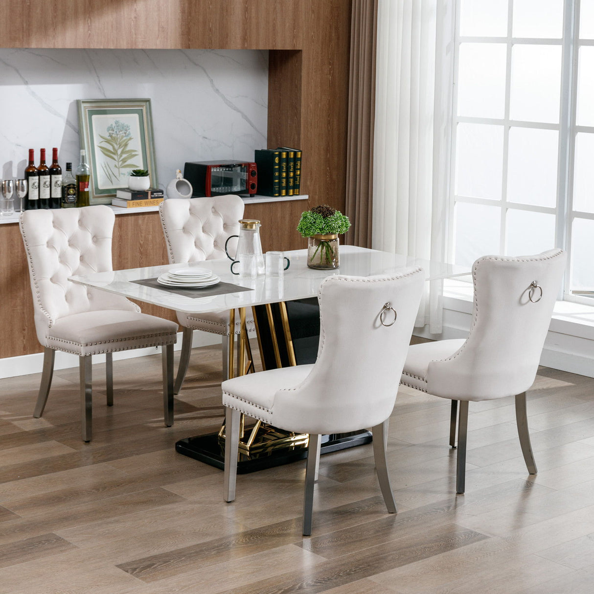 Nikki - Contemporary Upholstered Dining Chair (Set of 2)