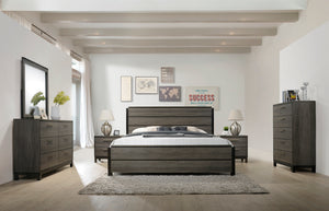 Ioana Contemporary Wood Panel Bed