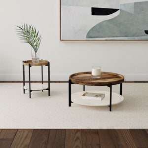 Cowper - Round End Table - Natural