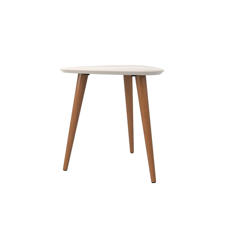 Utopia - Triangle End Table - Off White