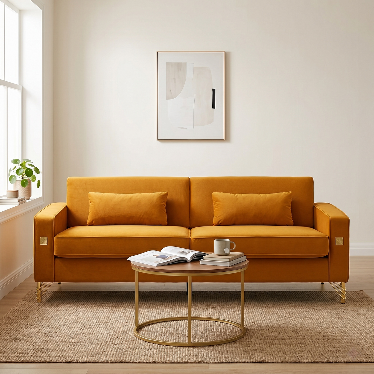 Luxury Velvet Sofa
