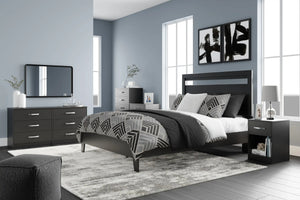Finch - Six Drawer Dresser - Black - Best Buy Furniture