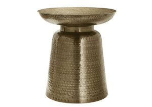 Drum Accent Side Table, Hammered Texture - Best Buy Furniture