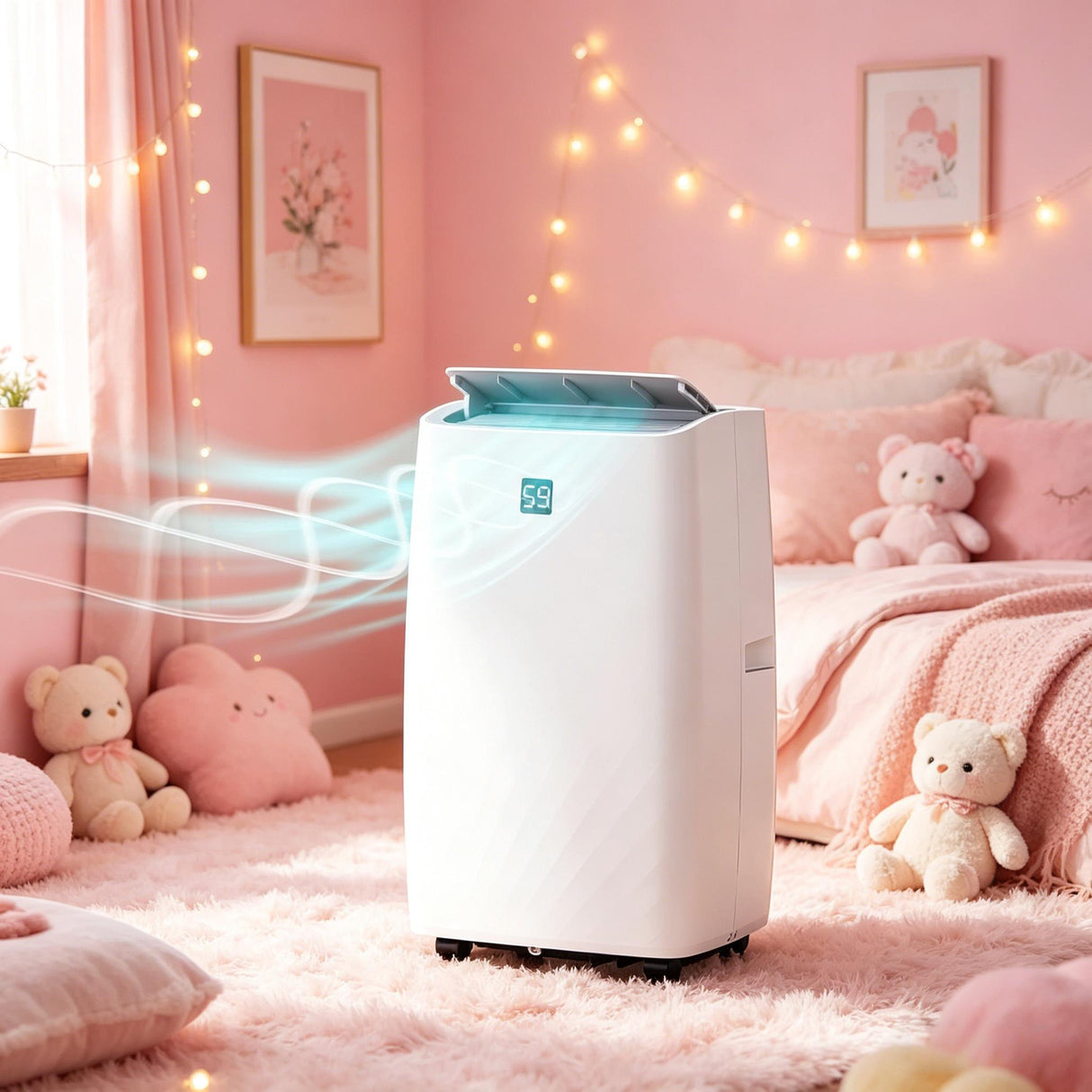 Five-in-One Versatility Portable Air Conditioner