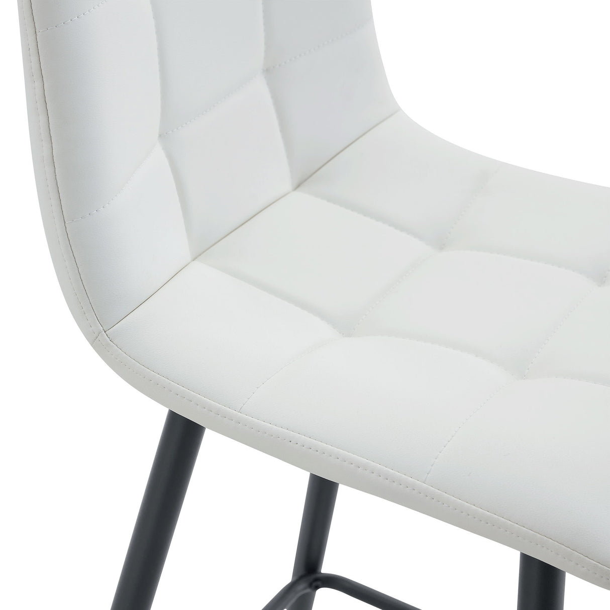 Bar Chair Set Comfortable With Metal Legs And Ergonomic Design