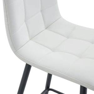 Bar Chair Set Comfortable With Metal Legs And Ergonomic Design