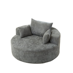 Single Sofa, Sleeper Chair For Living Room - Gray