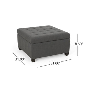 Isabella - Contemporary Ottoman With Storage - Best Buy Furniture