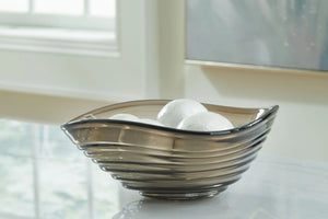 Solariston - Bowl - Gray / Brown - Best Buy Furniture