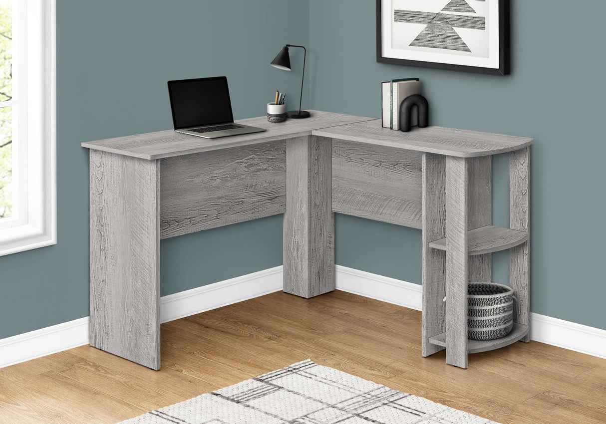 Computer Desk, Home Office, Corner, Storage Shelves, L Shape, Laptop, Contemporary & Modern - Best Buy Furniture