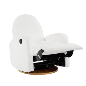 360 Swivel and Glider Recliner Chair - Beige