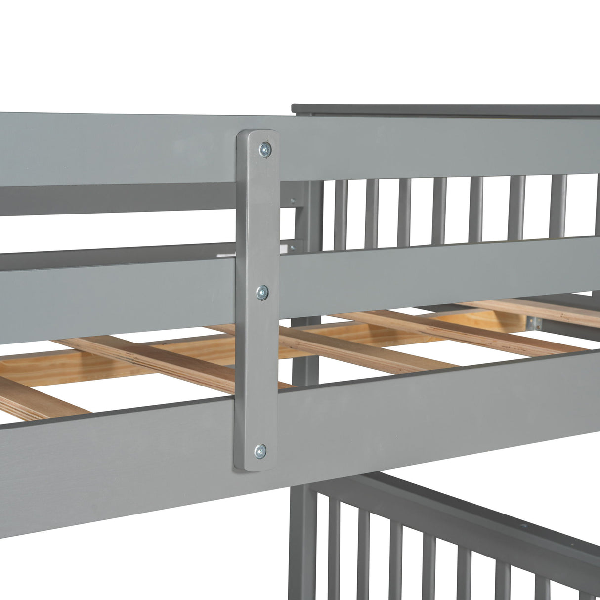 Bunk Bed With Ladders And 2 Storage Drawers