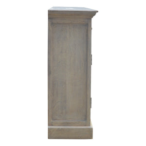 Solid Wood Stone Acid Wash Glazed Sideboard