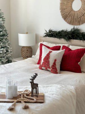 Merry Pillow Cover Christmas Throw Pillow