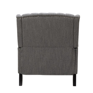 Dunham - Contemporary Fabric Tufted Oversized Pushback Recliner