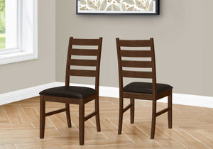 Dining Chair, Dining Room, Side, Upholstered, Transitional (Set of 2) - Brown - Best Buy Furniture