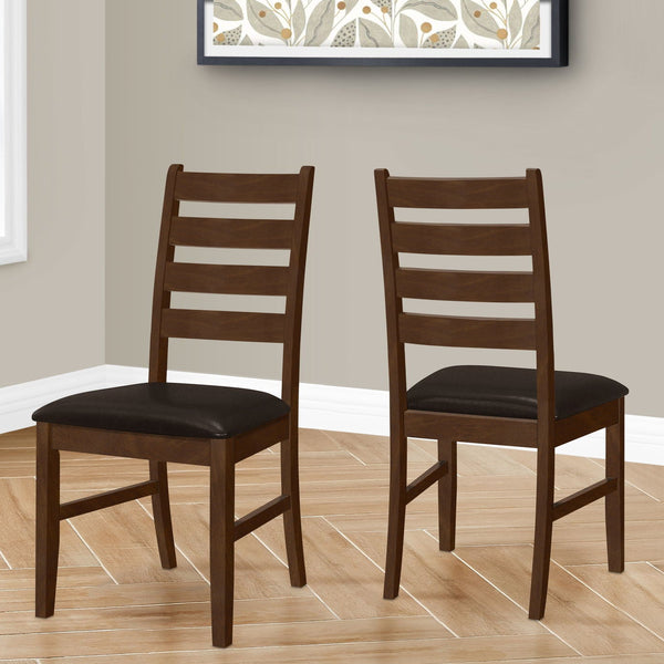 Dining Chair, Dining Room, Side, Upholstered, Transitional (Set of 2) - Brown - Best Buy Furniture