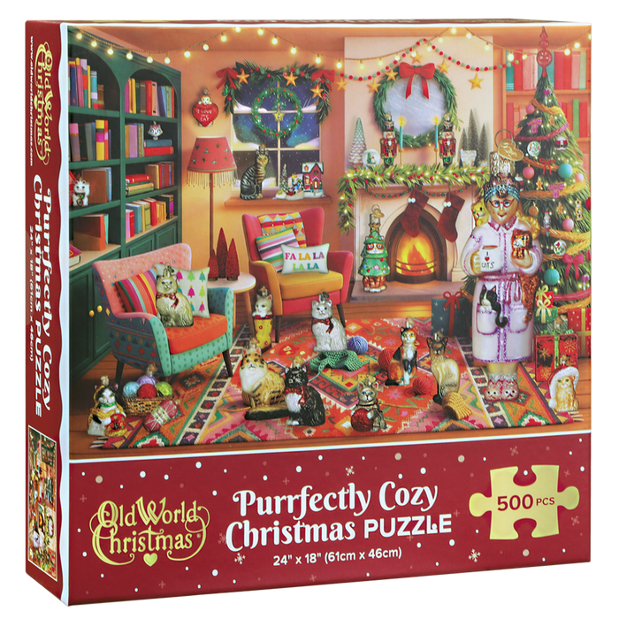 Purrfectly Cozy Christmas Puzzle