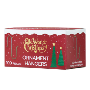 100 Green Ornament Hangers