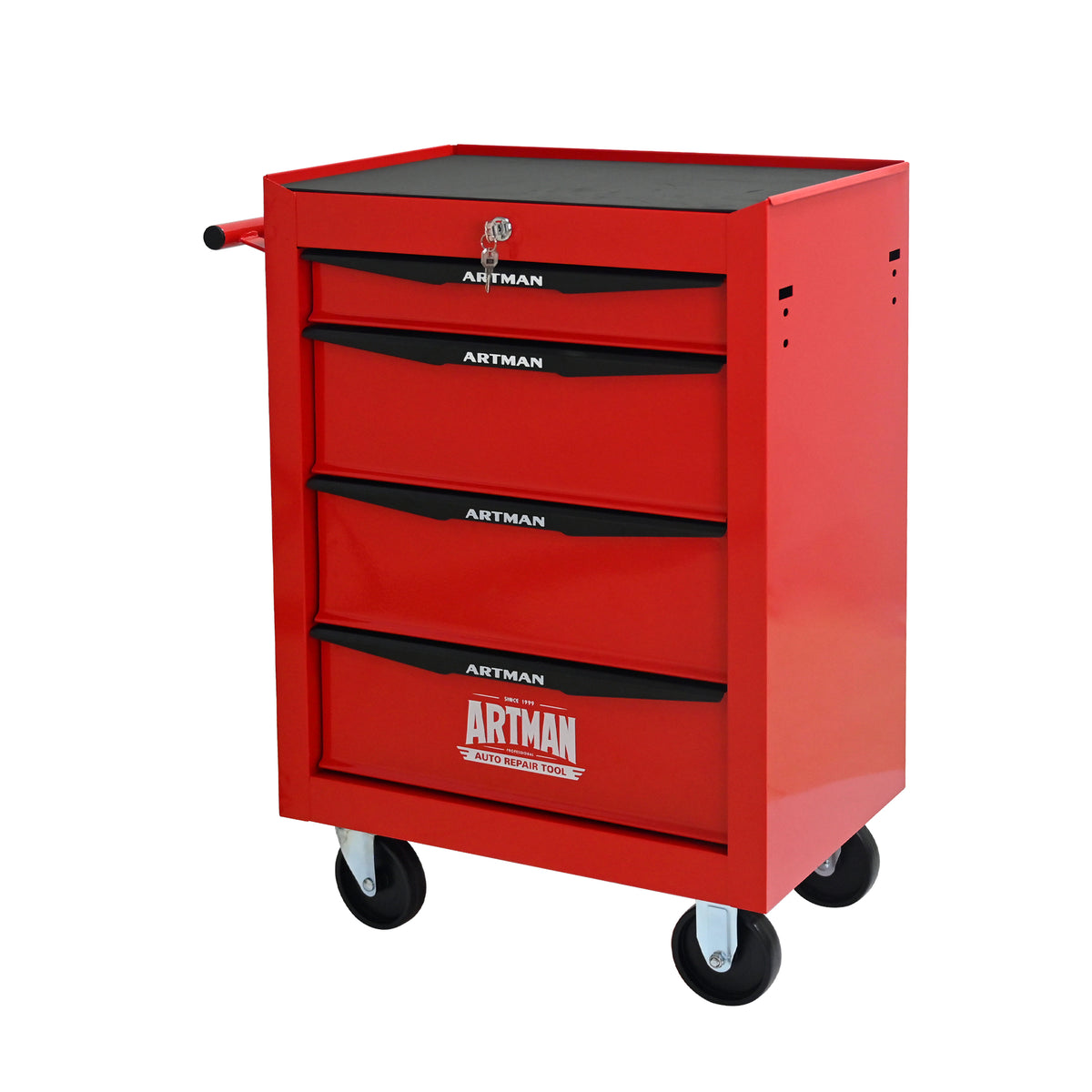 Rolling Metal Tool Chest with 4 Drawers