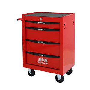 Rolling Metal Tool Chest with 4 Drawers