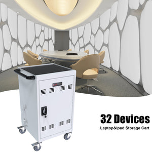 Mobile Charging Cart Station For book, Tablet And Laptop Computer With Power Strip Included