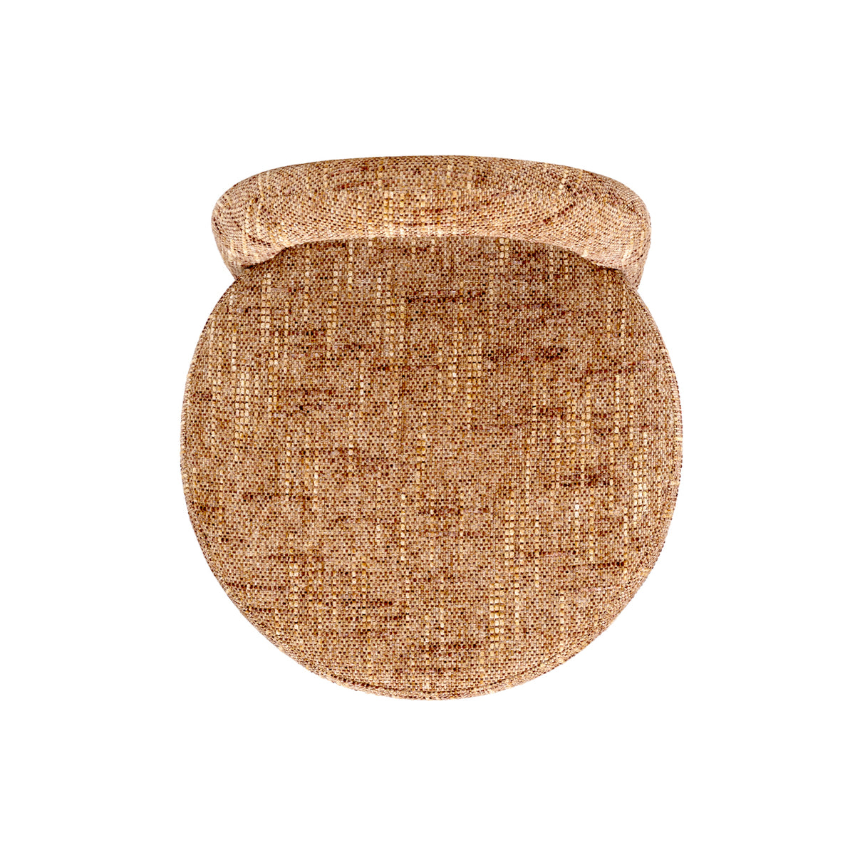 Penny Round Arched Fully Upholstered Counter Stool, Set of 2, Golden