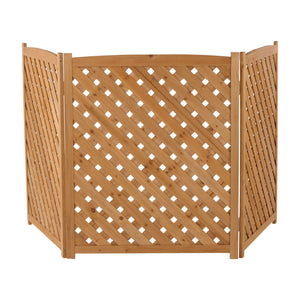 Outdoor 3 Panel Air Conditioner Fence Screen