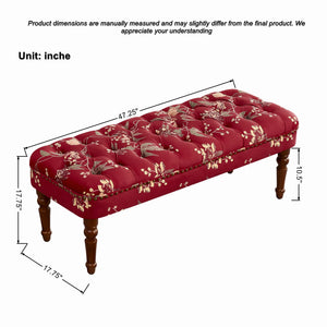 Floral Tufted Sofa Chair
