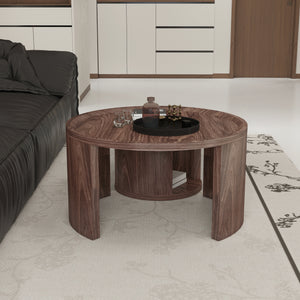 Round Nesting Coffee Table Set of 2