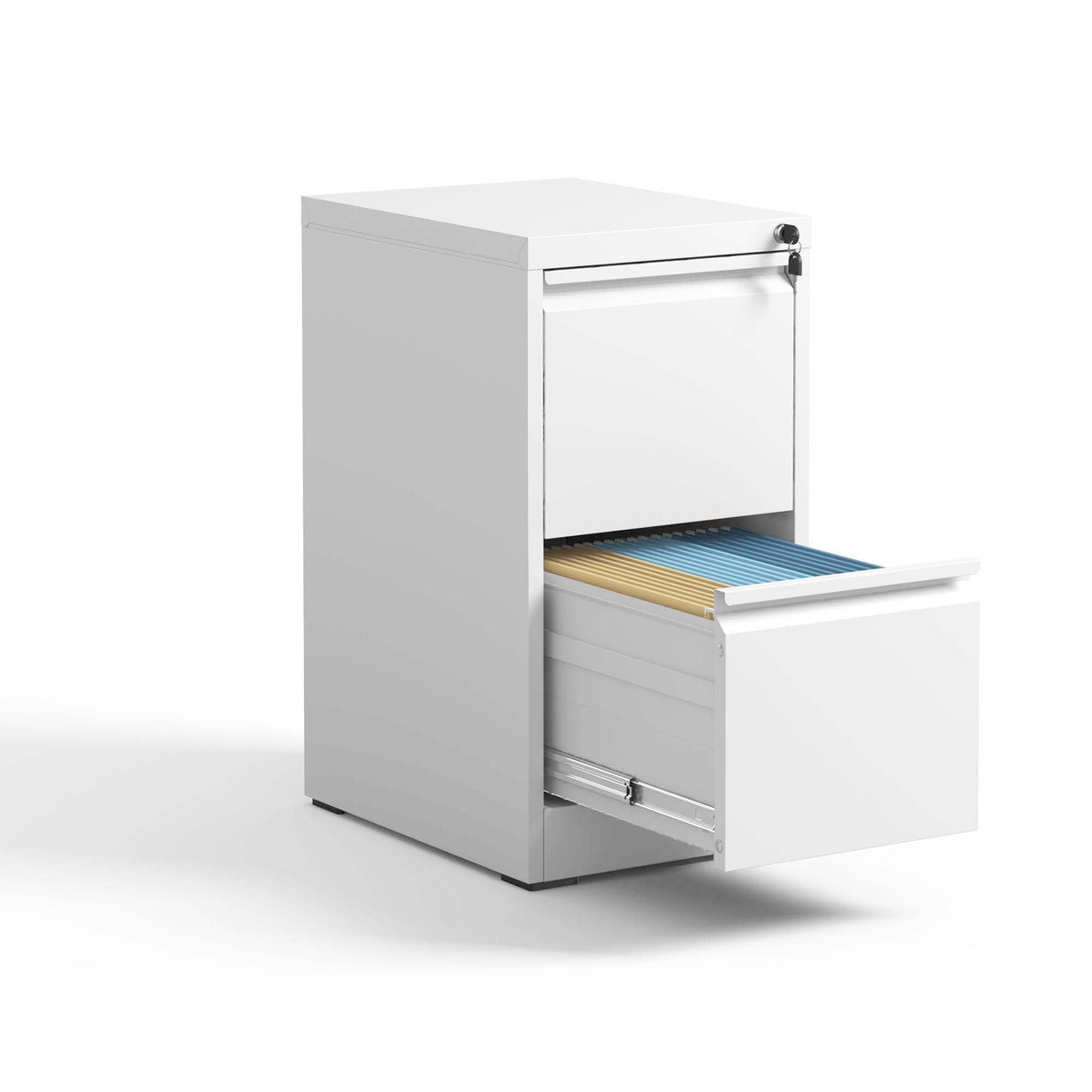 Steel Drawer Vertical File Cabinet With Lock For A4 Legal / Letter Size