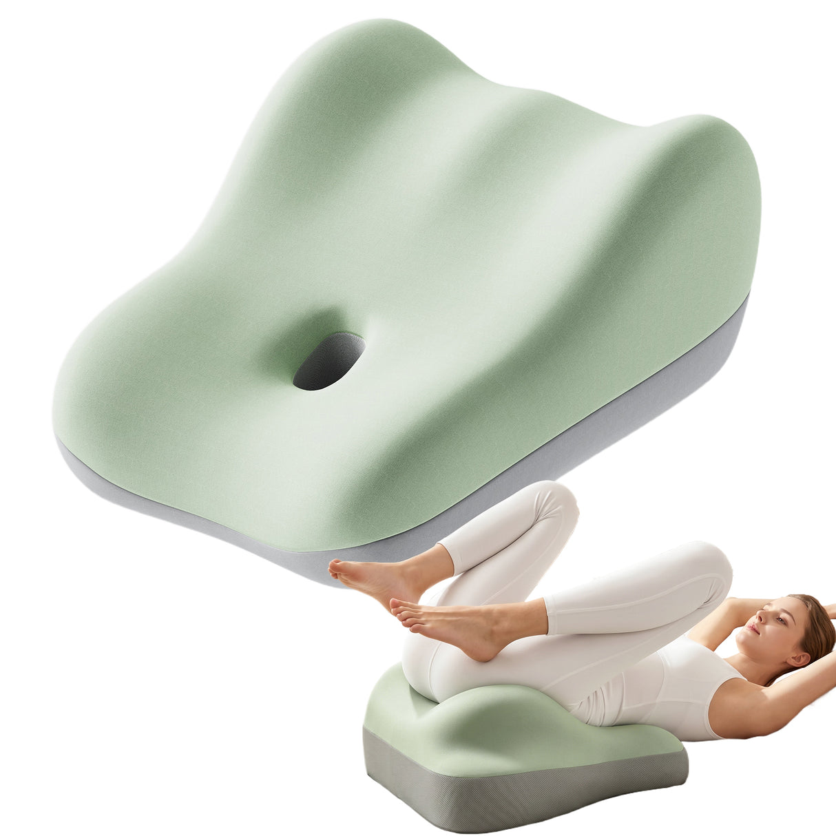 27° Ergonomic Memory Foam Support Pillow for Couples