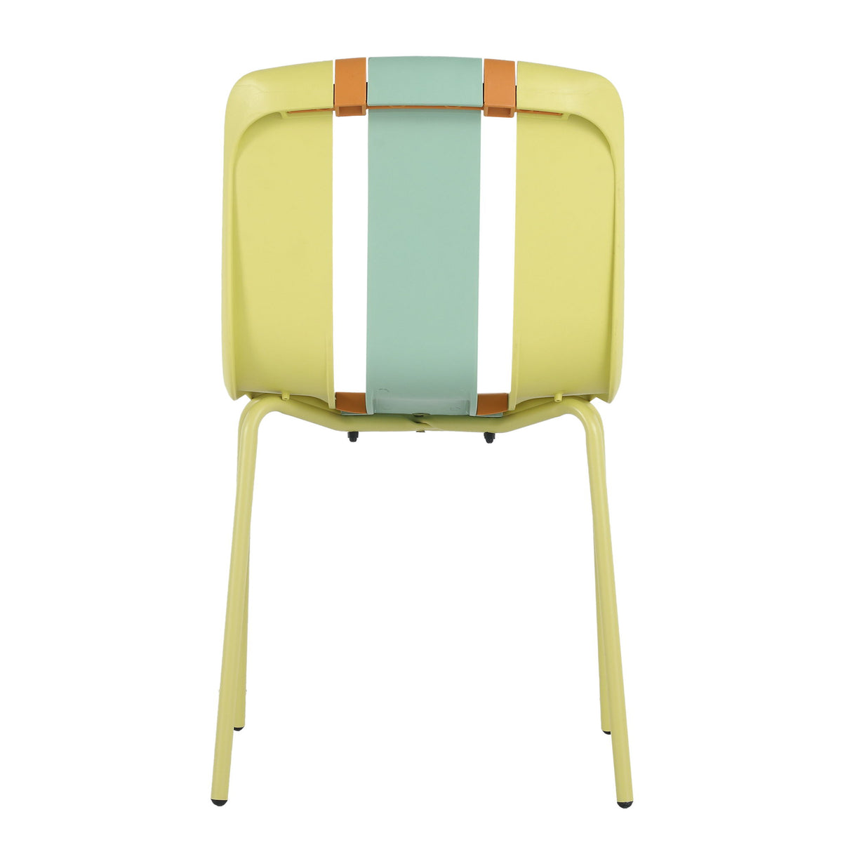Modern Striped Blocking Single Chairs, Waterproof And Fade Resistant (Set of 4)