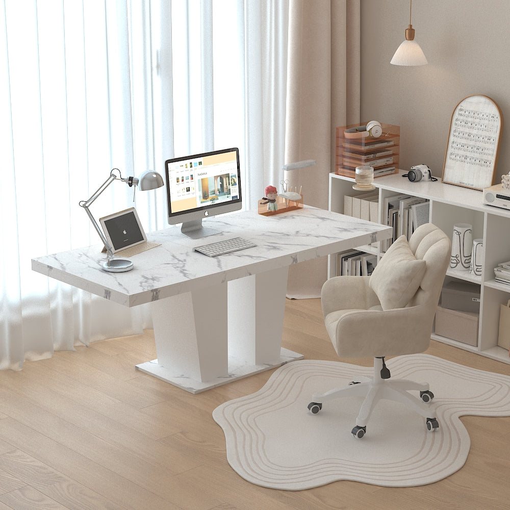 Extendable Dining Room Table for 6-10