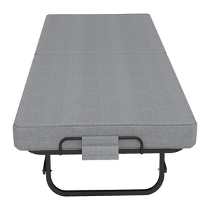 75" Folding Bed with Memory Foam Mattress