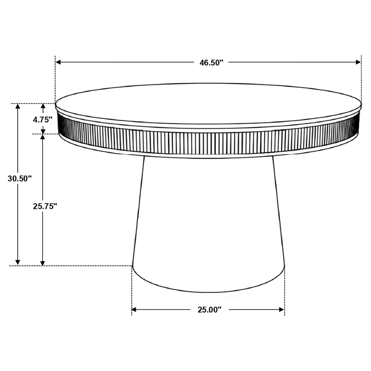 Feast - Round Dining Table - Natural