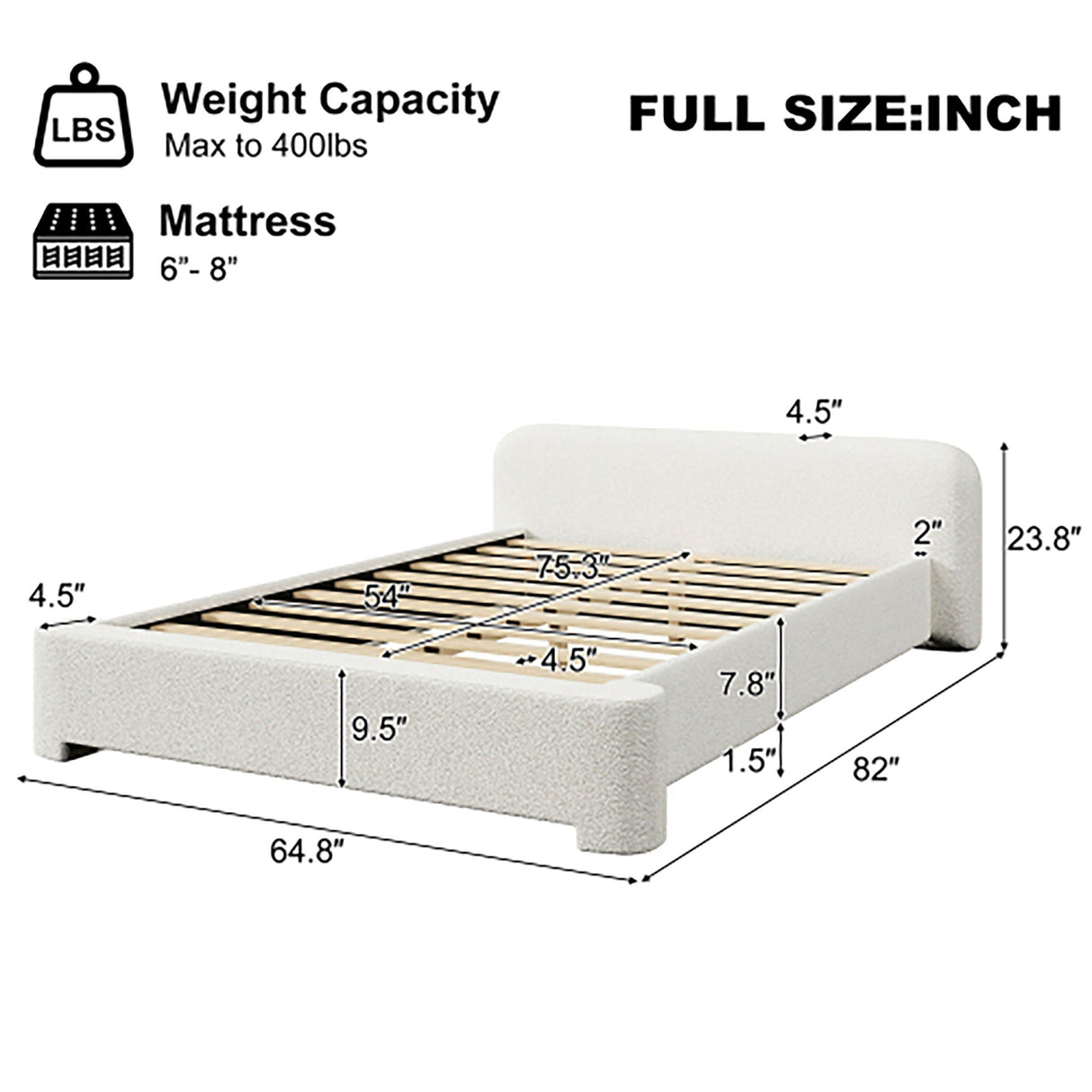 Cozy Bouce Upholstered Bed - Best Buy Furniture