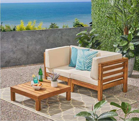 Oana - 3 Piece Love Seat Set With Coffee Table - Best Buy Furniture