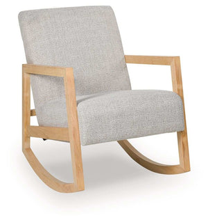 Wychworth - Accent Chair - Gray / Natural - Best Buy Furniture