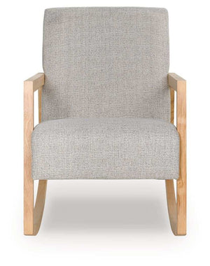 Wychworth - Accent Chair - Gray / Natural - Best Buy Furniture