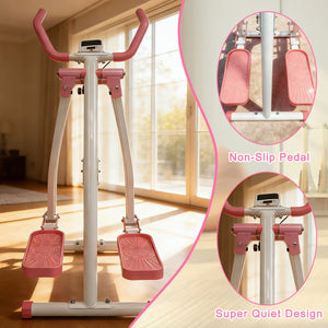 Air Walk Elliptical Machine - Foldable Cardio Cross Trainer