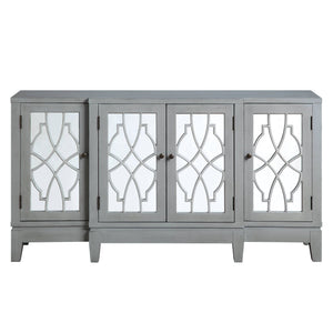 Magdi - Console Cabinet - Antique Gray - Best Buy Furniture