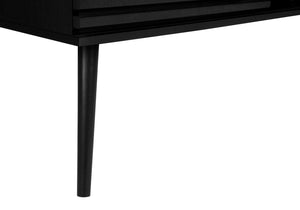 TV Stand, Media Entertainment Center, Storage Cabinet, Console, Storage Shelves, Bedroom, Living Room, Contemporary, Modern - Black - Best Buy Furniture