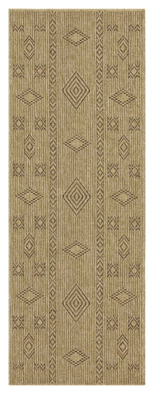 Earth - 5'3" X 7'3" Polypropylene Indoor, Outdoor Area Rug - Jute, Mocha