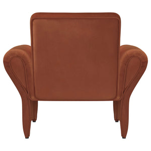 Whitney - Accent Armchair - Rusty Orange