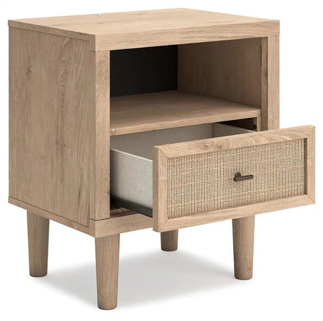 Cielden - One Drawer Night Stand - Two-Tone - Best Buy Furniture