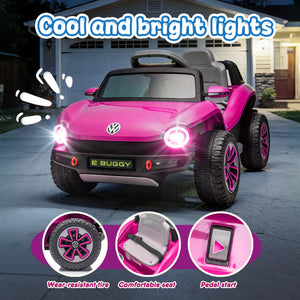 12V Licensed Volkswagen Beetle Kids Ride-On Electric Car